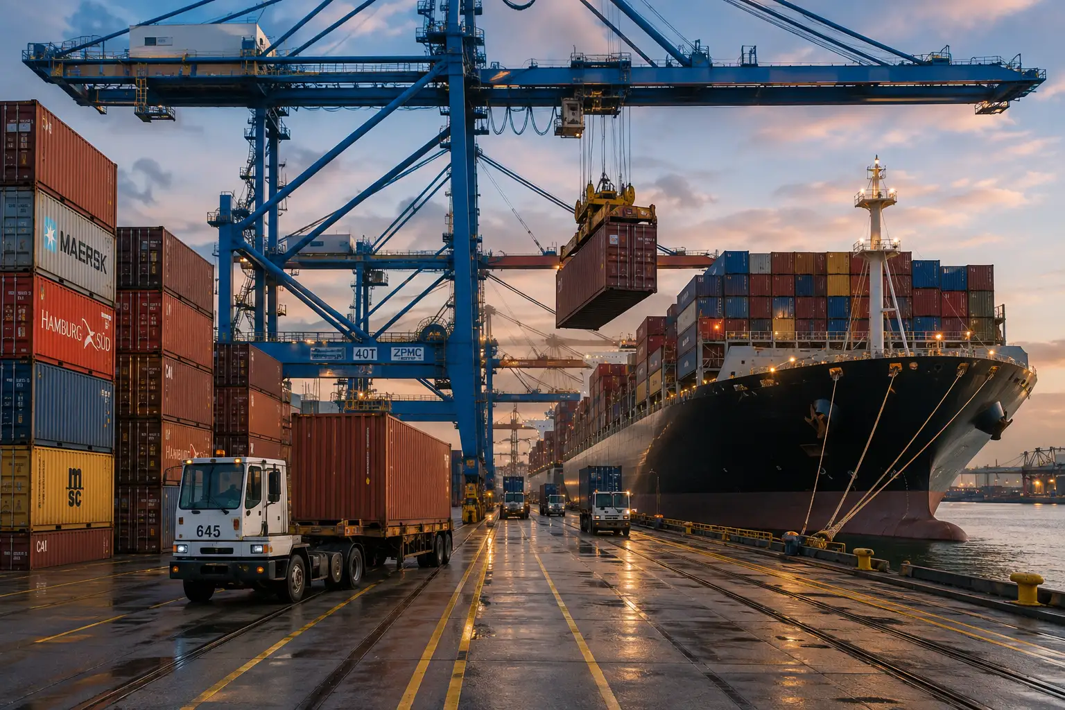 drayage-port-logistics-container-terminal service by Yowell International freight brokerage Melbourne FL