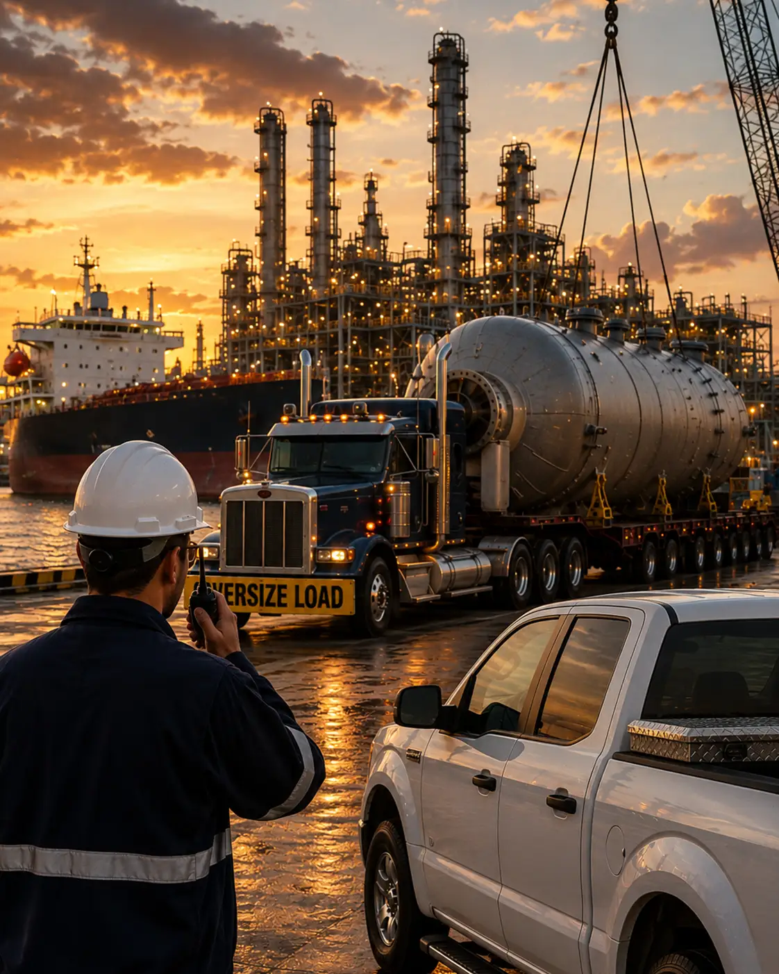 oil gas and energy industries freight trucking and logistics service in Melbourne FL Yowell International